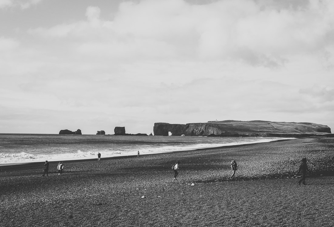 anna rusilko fotografia photography islandia iceland plaża reynisfjara czarno-białe